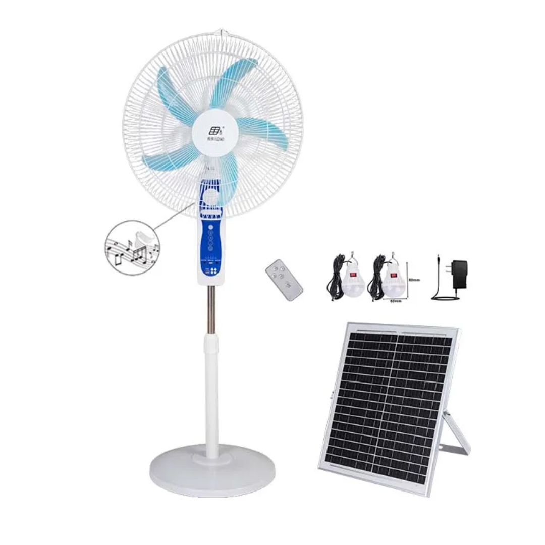Ventilateur Solaire Multifonction 16 Pouces