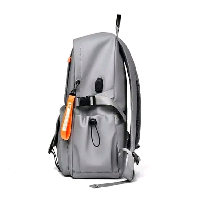 Sac à Dos Urbain Streetwear – Grande Capacité – Gris & Noir