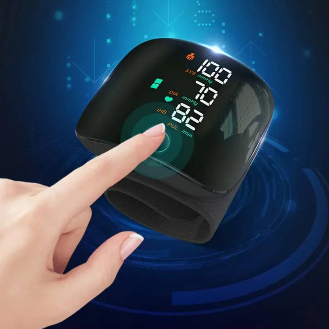 Tensiomètre Électronique de Poignet – Vocal + USB + Grand Écran LED