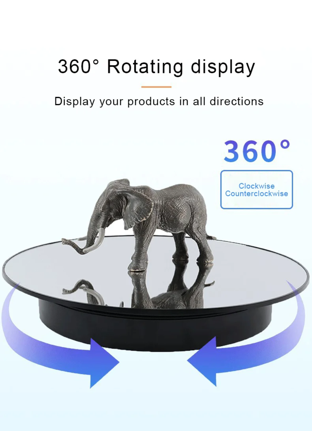 Plateau Tournant Électrique 360° – Modèle 32B