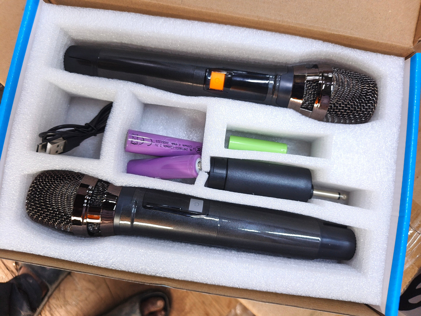 EAGLE JT-20 – Pack 2 Microphones Sans Fil Professionnels M-58