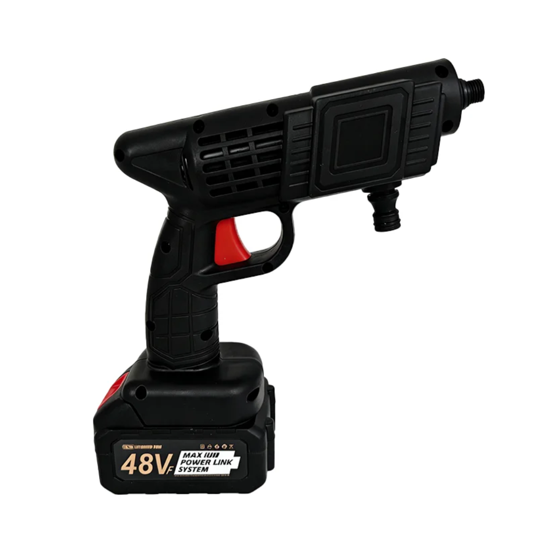 Pistolet Laveur Haute Pression Sans Fil 48V — 2 Batteries + Mallette