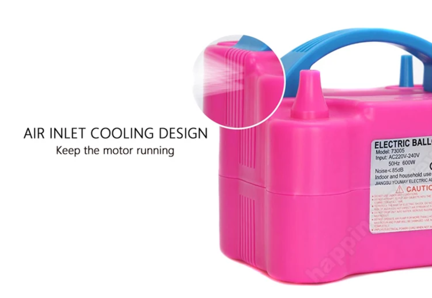 Pompe à Ballons Électrique Double Buse — 600W