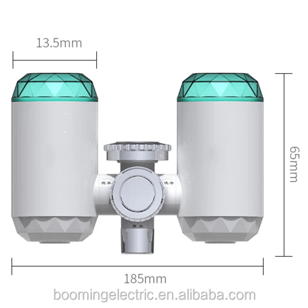Filtre Purificateur d’Eau Double Booming – 3 Sorties – 6 Adaptateurs Universels