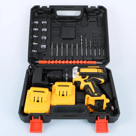 Perceuse Visseuse Sans Fil 21V Li-Ion – 2 Batteries + Mallette + Kit Accessoires