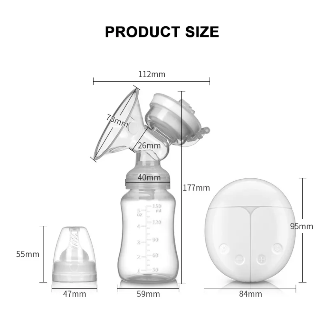 Tire-lait Électrique Double RH228 — Intelligent, Automatique, BPA Free