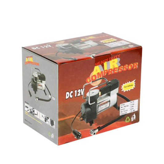 Compresseur d'Air Portable DC 12V Heavy Duty — 150 PSI, Gonflage Rapide