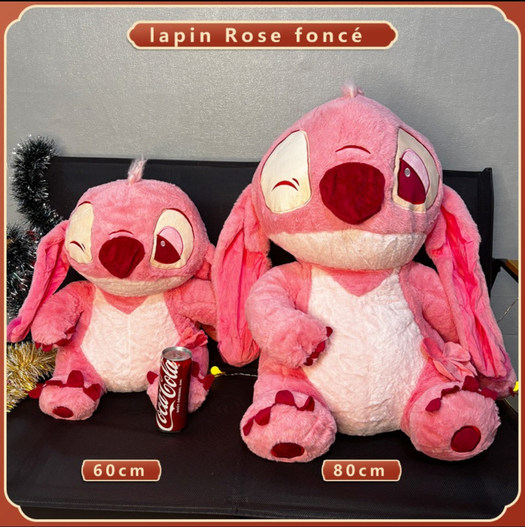 Peluche Lapin Géant Style Stitch