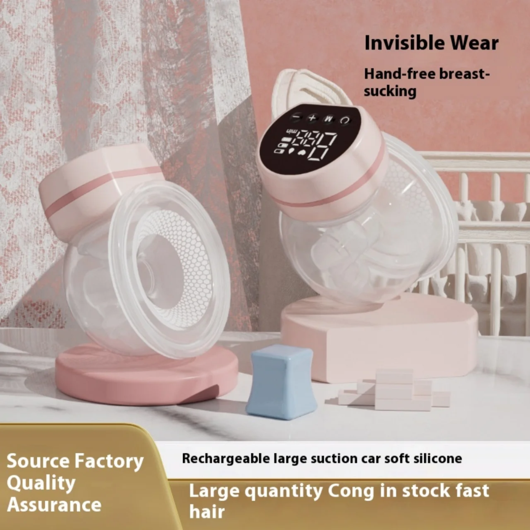Tire-lait Portable Invisible Miss Baby Pro — Mains Libres, Écran LED, Sans Fil