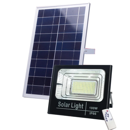 Projecteur Solaire LED CcLamp — 100W à 1200W + Télécommande