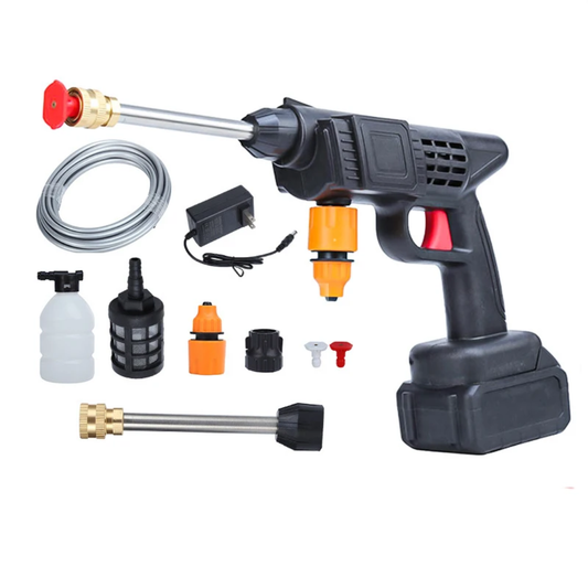 Pistolet Laveur Haute Pression Sans Fil 98V — 2 Batteries + Mallette