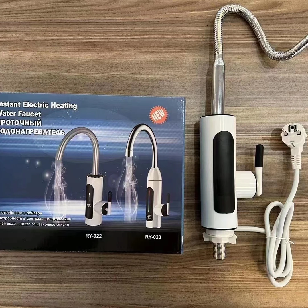 Robinet Chauffe-Eau Électrique Instantané avec Douche – Eau Chaude en 3 Secondes