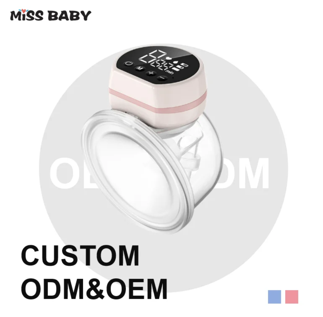 Tire-lait Portable Invisible Miss Baby Pro — Mains Libres, Écran LED, Sans Fil