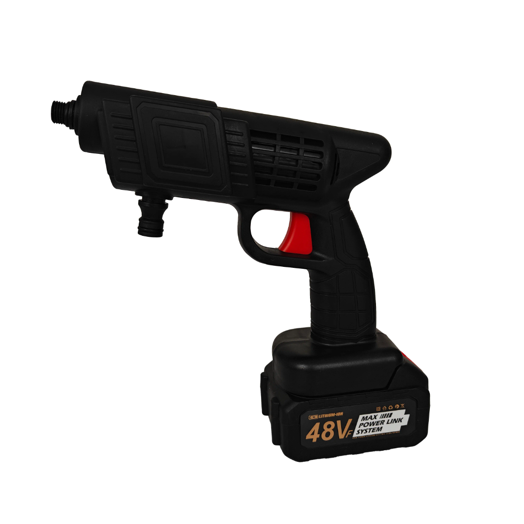 Pistolet Laveur Haute Pression Sans Fil 48V — 2 Batteries + Mallette