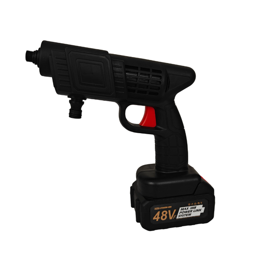 Pistolet Laveur Haute Pression Sans Fil 48V — 2 Batteries + Mallette