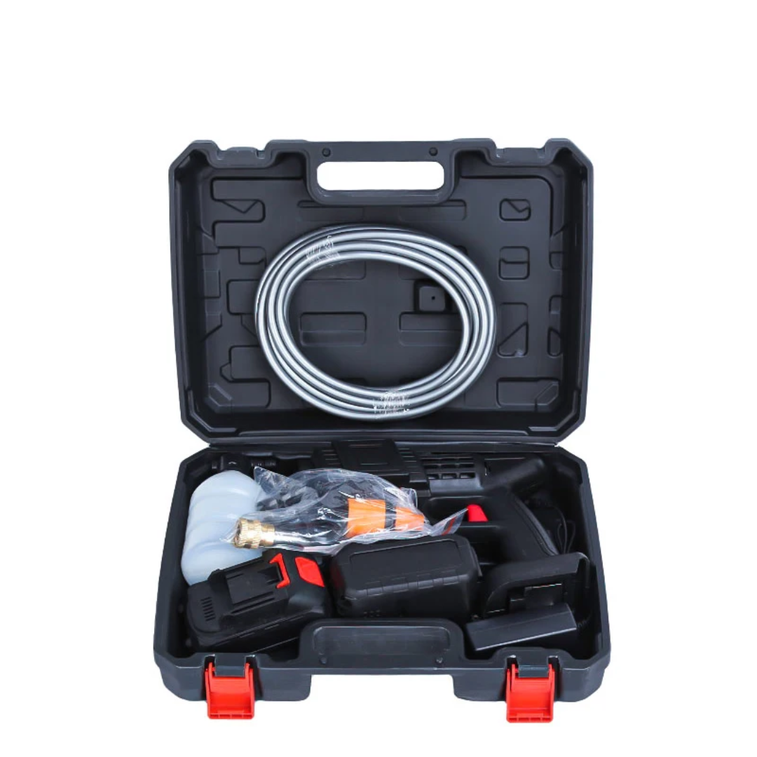 Pistolet Laveur Haute Pression Sans Fil 98V — 2 Batteries + Mallette