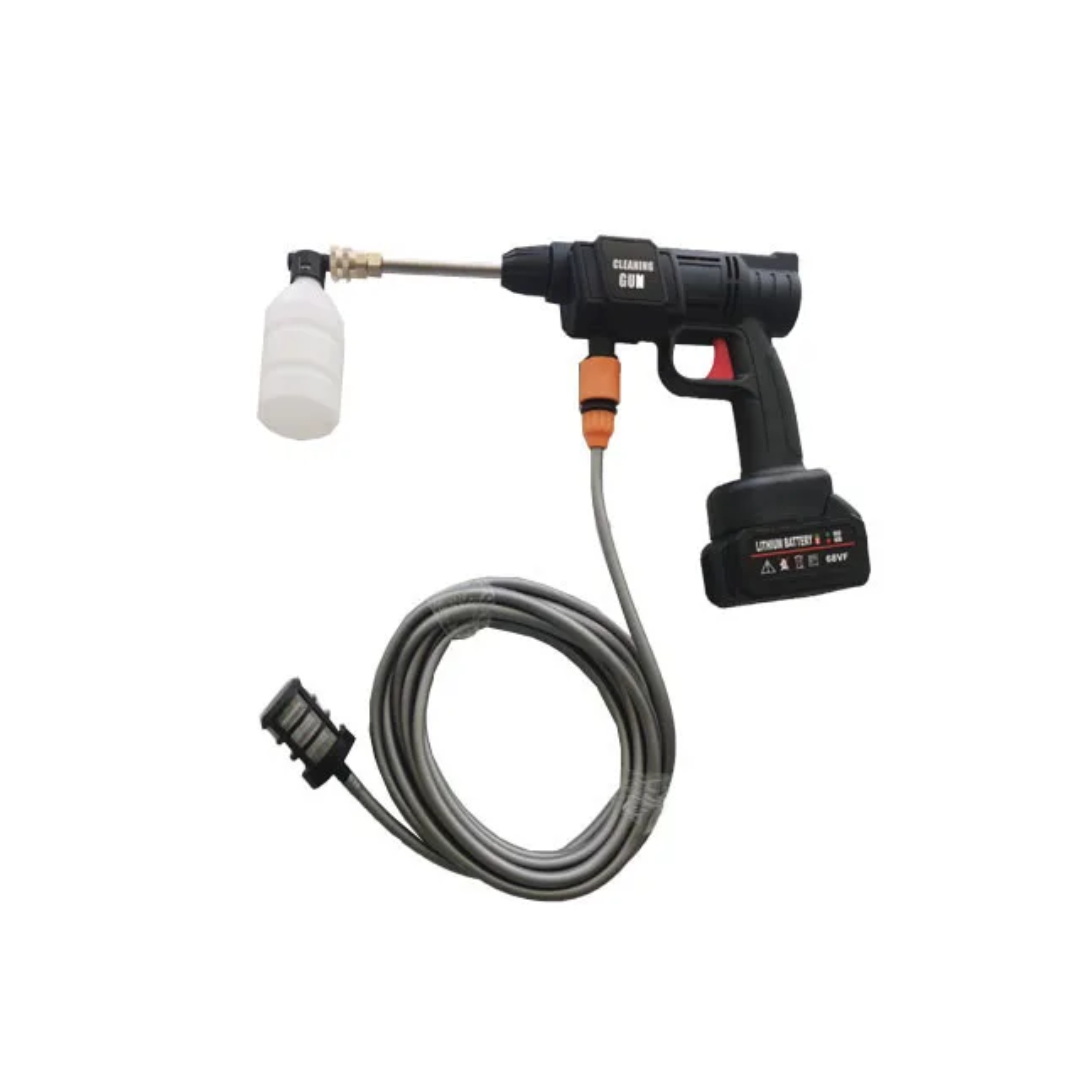 Pistolet Laveur Haute Pression Sans Fil 48V — 2 Batteries + Mallette