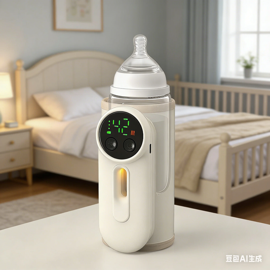 Chauffe-Biberon Portable Intelligent – Écran LED & Veilleuse