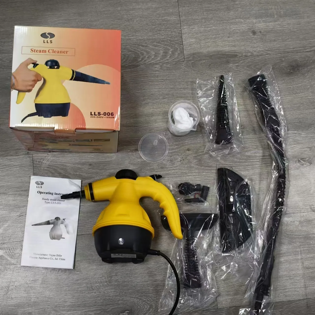 Nettoyeur Vapeur Portable LLS-006 — 1000W + 9 Accessoires
