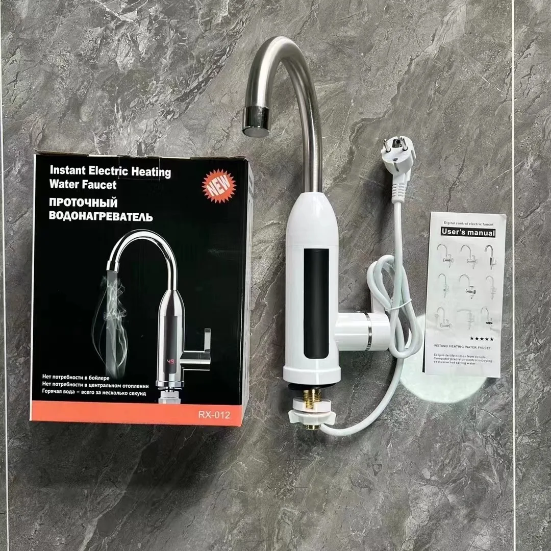 Robinet Chauffe-Eau Électrique Instantané avec Douche – Eau Chaude en 3 Secondes